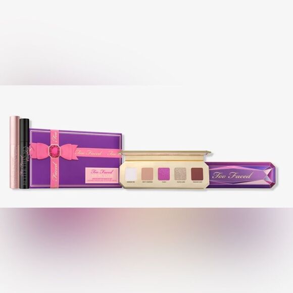 Too Faced You're A Gem Eyeshadow Palette and 2 Piece Mascara and Primer-NWT - Picture 1 of 14